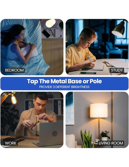 Atenuador Táctil 3 Vías Inara Lighting 100W LED Incandescente