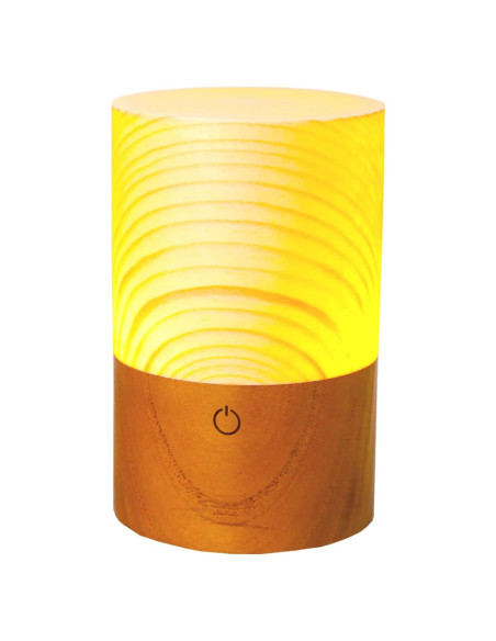 Lámpara LED Portátil de Madera GOODTAC con Sensor Táctil