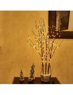 Ramas de Sauce Iluminadas Hairui 76cm 150 Luces LED Regulador 2