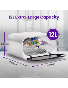 Máquina de Limpieza Ultravioleta UNOISETION 12L Multifuncional 2