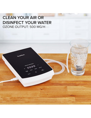 Esterilizador de Ozono Ivation 2 en 1 para Aire y Agua