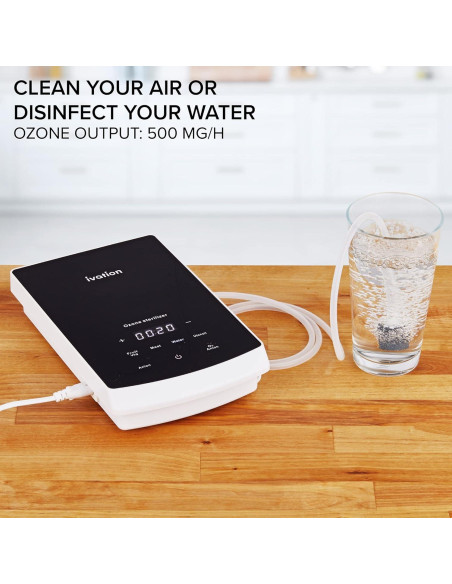 Esterilizador de Ozono Ivation 2 en 1 para Aire y Agua