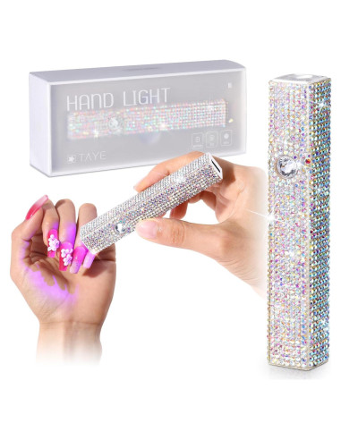 Lámpara UV portátil TAYE para uñas de gel, 20s/60s, USB