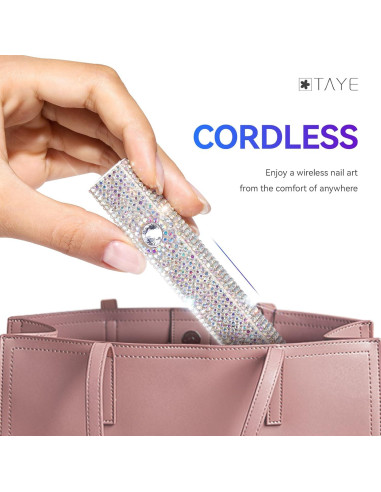 Lámpara UV portátil TAYE para uñas de gel, 20s/60s, USB