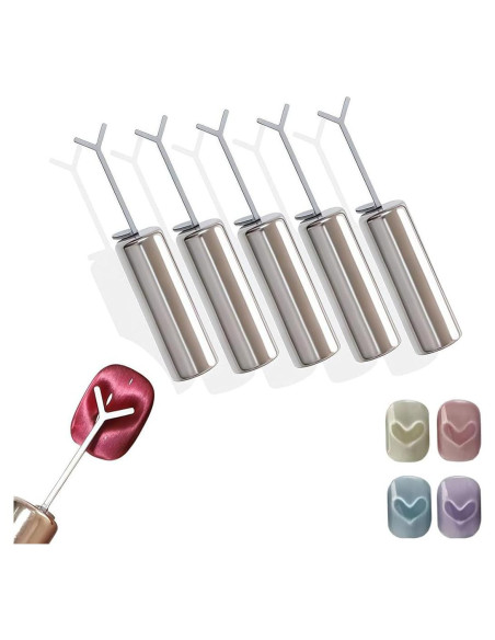 Kit de Arte de Uñas Magnético Ojo de Gato 5 Pcs - Genérico Kit de Arte de Uñas Magnético Ojo de Gato 5 Pcs - Genérico