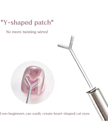 Kit de Arte de Uñas Magnético Ojo de Gato 5 Pcs - Genérico Kit de Arte de Uñas Magnético Ojo de Gato 5 Pcs - Genérico