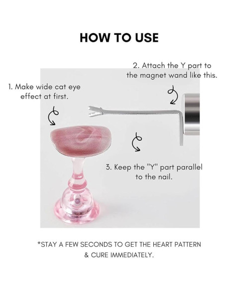 Kit de Arte de Uñas Magnético Ojo de Gato 5 Pcs - Genérico Kit de Arte de Uñas Magnético Ojo de Gato 5 Pcs - Genérico