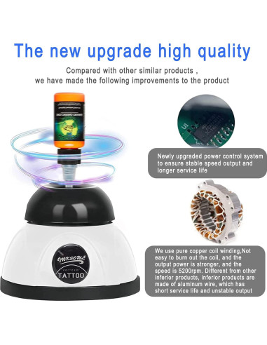 Mezclador Vortex HHUK 5200 RPM para Pinturas y Tintas