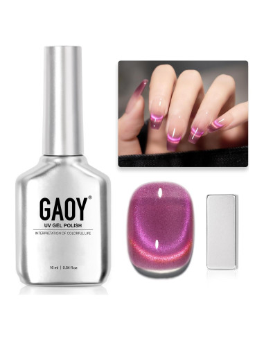 Esmalte de Uñas Gel Ojo de Gato GAOY 16ml Baya Exótica