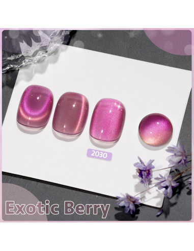 Esmalte de Uñas Gel Ojo de Gato GAOY 16ml Baya Exótica