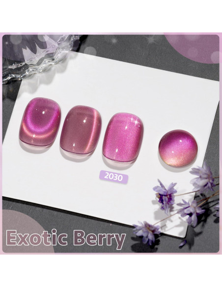 Esmalte de Uñas Gel Ojo de Gato GAOY 16ml Baya Exótica