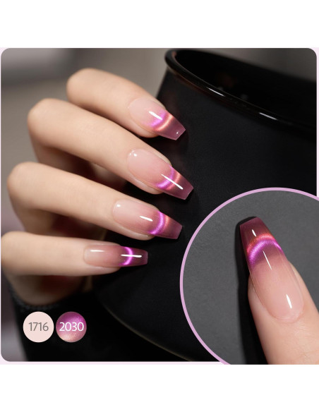 Esmalte de Uñas Gel Ojo de Gato GAOY 16ml Baya Exótica