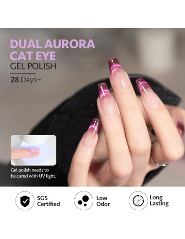 Esmalte de Uñas Gel Ojo de Gato GAOY 16ml Baya Exótica