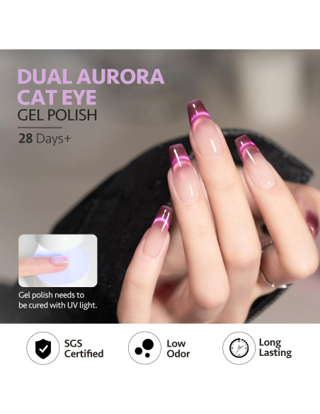 Esmalte de Uñas Gel Ojo de Gato GAOY 16ml Baya Exótica