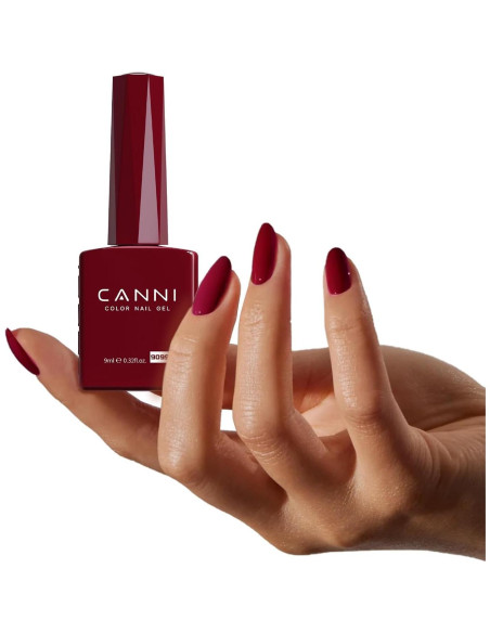 Set de 6 Esmaltes de Uñas en Gel CANNI 9 ML Rojo Cereza