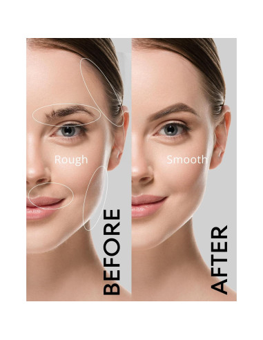 Depilador Facial Recargable VOGCREST 2-en-1 con Luz LED