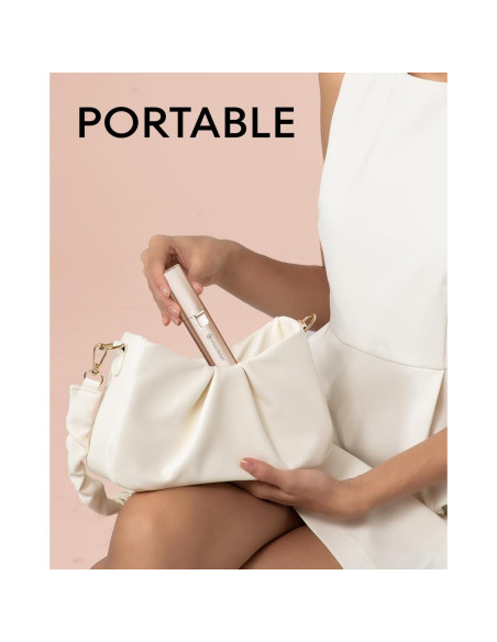 Depilador Facial Recargable VOGCREST 2-en-1 con Luz LED