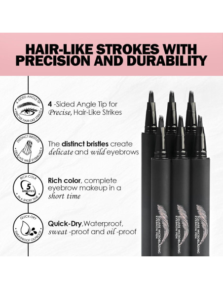 Bolígrafo de Cejas Líquido Anglicolor 03 Marrón Pizarra Bolígrafo de Cejas Líquido Anglicolor 03 Marrón Pizarra