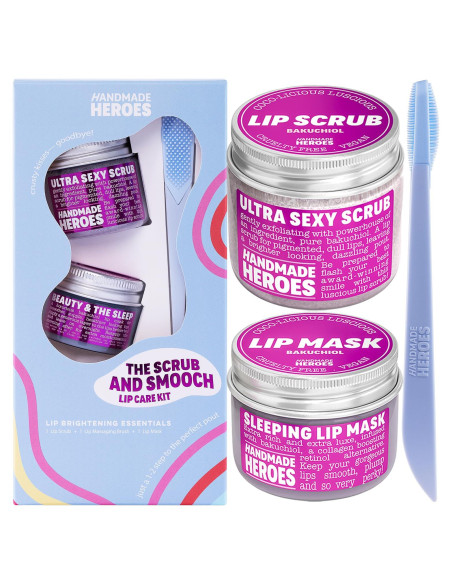 Set de Exfoliación Labial Vegano Bakuchiol - 3 Piezas