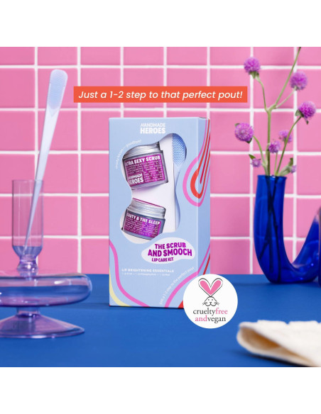 Set de Exfoliación Labial Vegano Bakuchiol - 3 Piezas