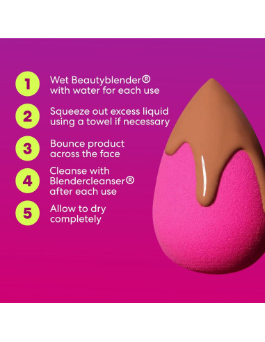 Esponja de Maquillaje Original Beautyblender Rosa 4.5cm