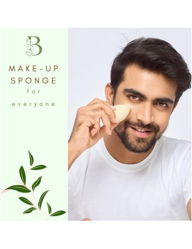 Esponja de Maquillaje Ecológica Bumfuzz Té Verde 1 Cuenta