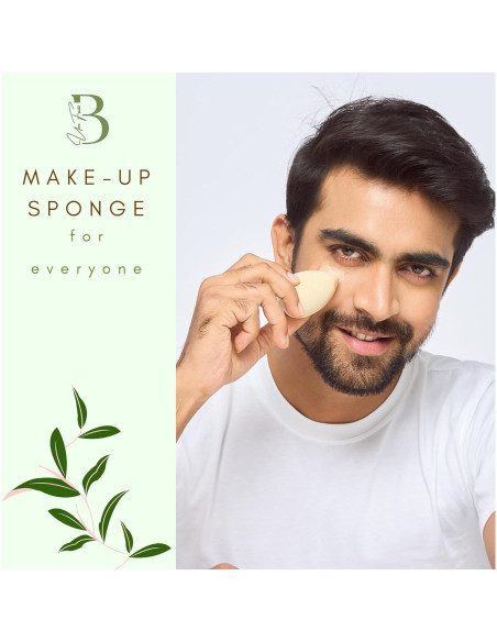 Esponja de Maquillaje Ecológica Bumfuzz Té Verde 1 Cuenta