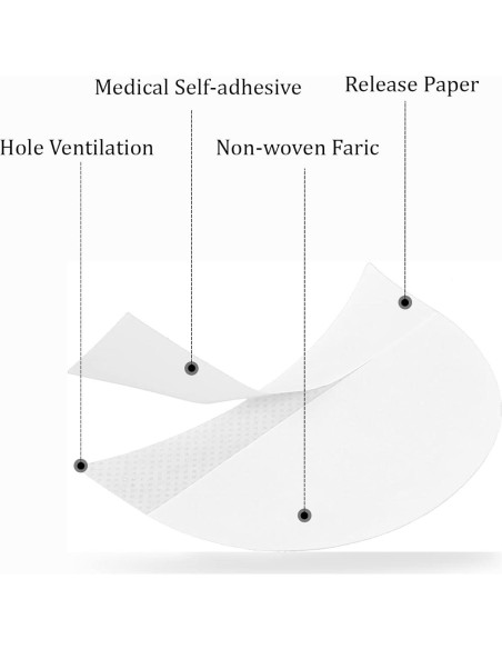 200 Pcs Protectores de Sombra de Ojos Desechables Sliverdew
