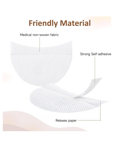 200 Escudos Desechables para Sombra de Ojos Gjinxi - Sin Pelusa