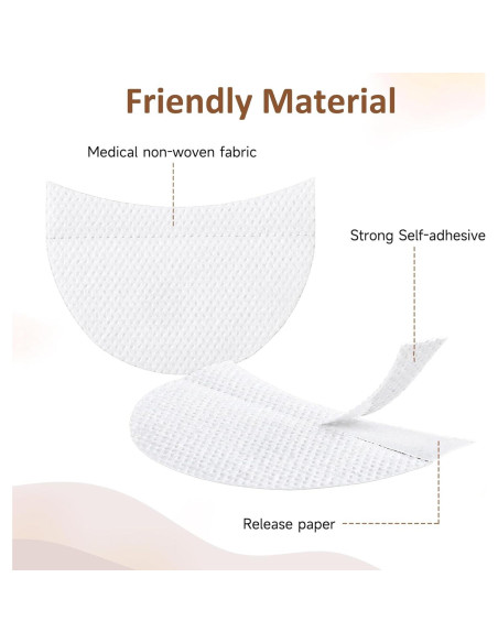 200 Escudos Desechables para Sombra de Ojos Gjinxi - Sin Pelusa