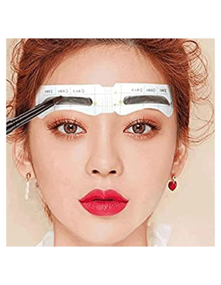 84 Pares Plantillas de Cejas Mzdkjzl - 12 Estilos Ajustables