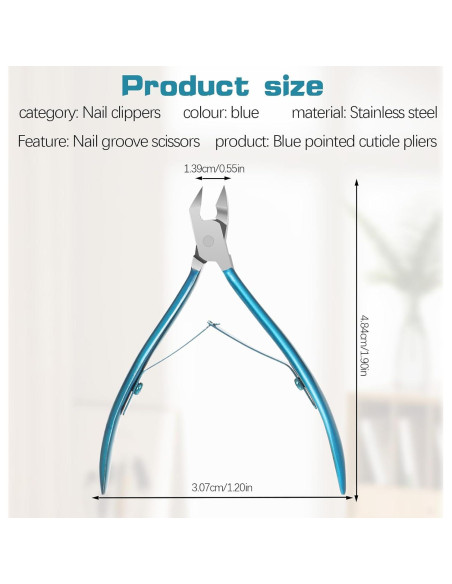 Cortauñas Recto Wanmu para Uñas Gruesas - Acero Inoxidable