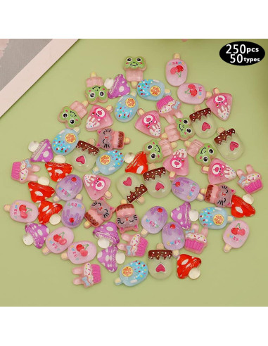 Set de 250 Adornos para Uñas 3D DALOO - Formas Variadas