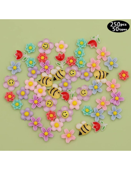 Set de 250 Adornos para Uñas 3D DALOO - Formas Variadas