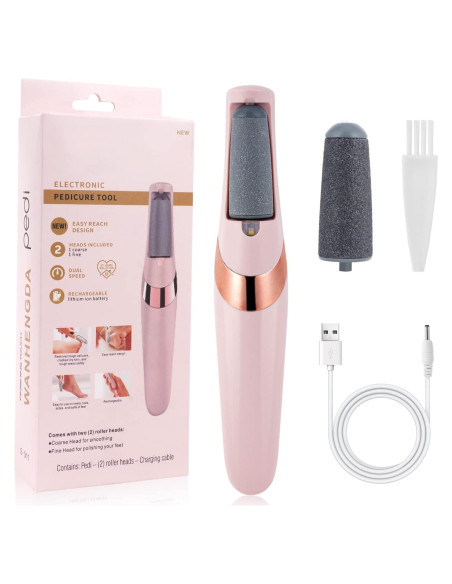 Lima Eléctrica para Pies AOOWU con Luz LED y 2 Velocidades