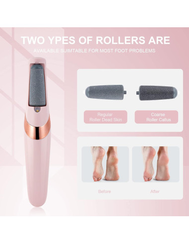 Lima Eléctrica para Pies AOOWU con Luz LED y 2 Velocidades