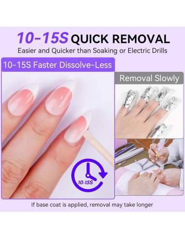 Kit de Pegamento y Removedor de Uñas Makartt 30ml Sólido Fuerte