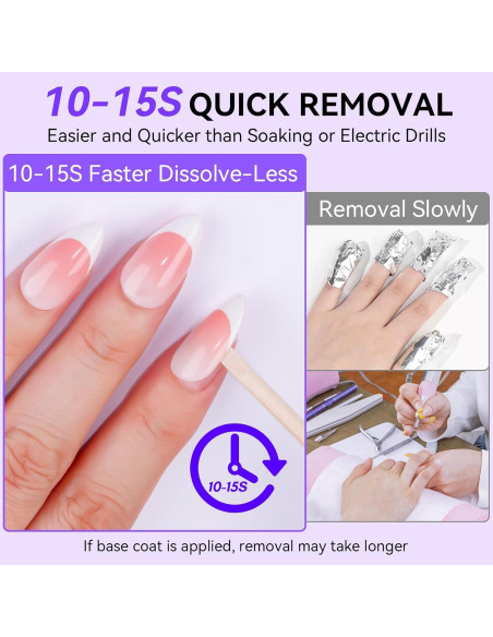 Kit de Pegamento y Removedor de Uñas Makartt 30ml Sólido Fuerte