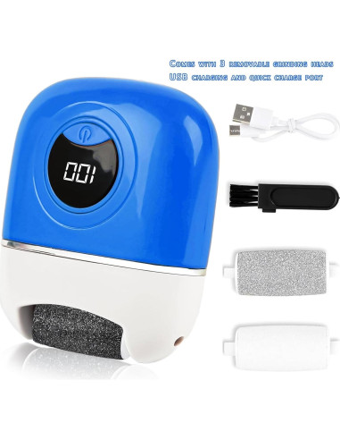 Removedor de Callos Eléctrico Zhanpinc con Pantalla Digital