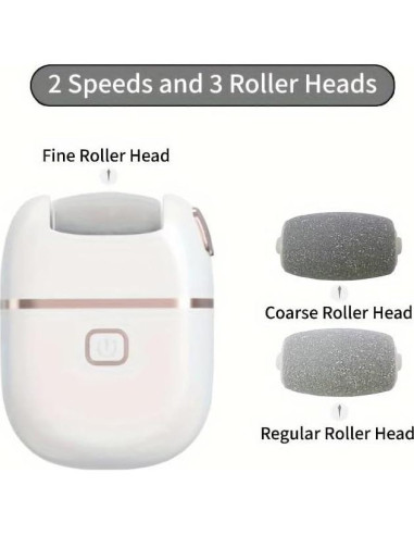 Removedor de Callos Eléctrico Genérico con 3 Cabezas Intercambiables