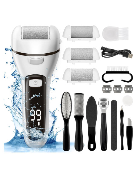 Removedor de Callos Eléctrico ANGLECHAT 18 en 1 Impermeable