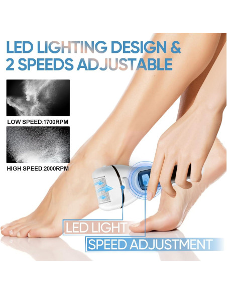 Removedor de Callos Eléctrico ANGLECHAT 18 en 1 Impermeable