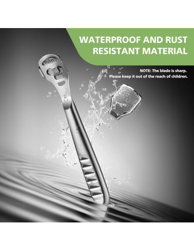 Raspador de Callos BALUCA Acero Inoxidable con 10 Cuchillas