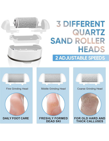 Removedor de Callos Eléctrico ANGLECHAT 18 en 1 Impermeable