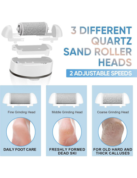 Removedor de Callos Eléctrico ANGLECHAT 18 en 1 Impermeable