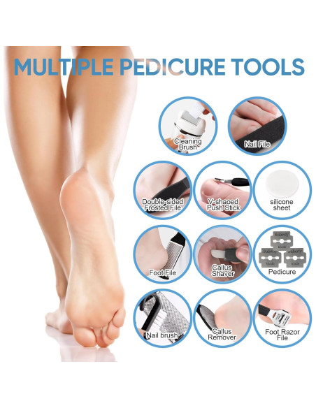 Removedor de Callos Eléctrico ANGLECHAT 18 en 1 Impermeable