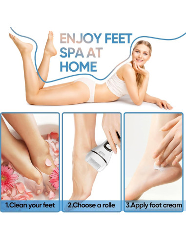 Removedor de Callos Eléctrico ANGLECHAT 18 en 1 Impermeable