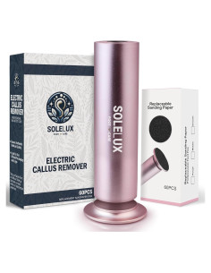 Lima Eléctrica SoleLux ECR001 con 60 Almohadillas y Velocidad Ajustable