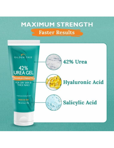 Gel de Urea 42% Gilden Tree para Pies 113.4g Suaviza Callos