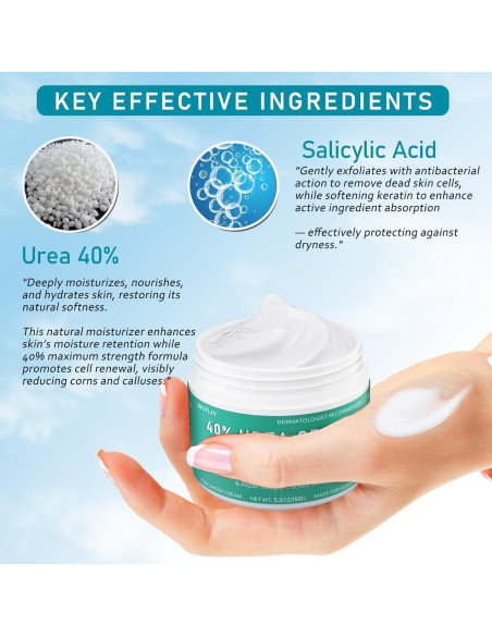 Crema de Urea 40% Aphesia para Pies Secos 150g - Hidratante